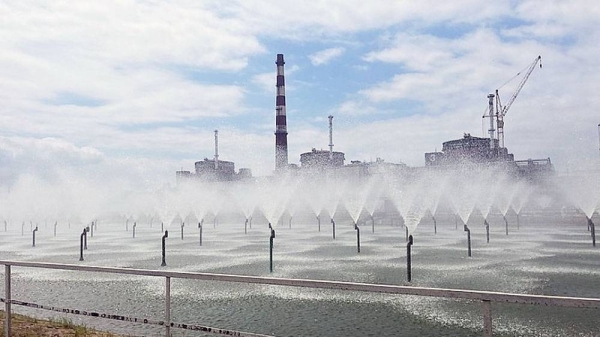 This picture of Zaporizhzhia nuclear power plant was taken during an IAEA visit in June. — courtesy IAEA