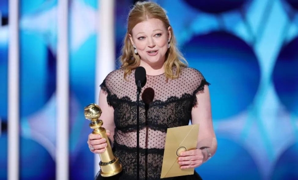 Barbie director Greta Gerwig and actress Margot Robbie accepted the box office achievement award