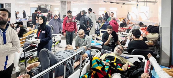 Wounded people wait to be treated at Al Shifa Hospital in Gaza City (file). — courtesy WHO