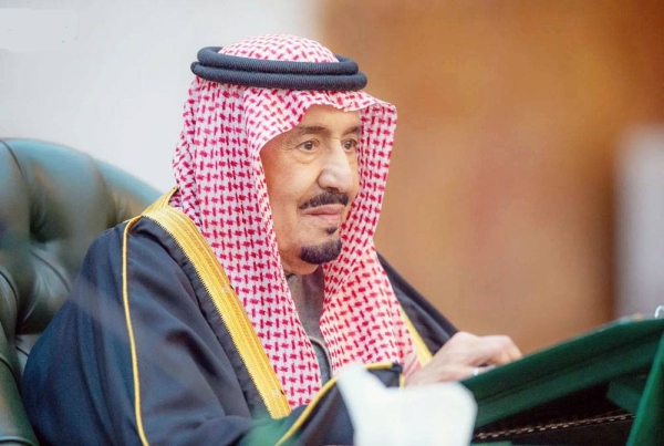 Custodian of the Two Holy Mosques King Salman chaired the Cabinet session on Tuesday.
