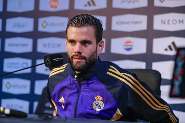 Nacho, the captain of Real Madrid, speaks at the pre-final press conference.