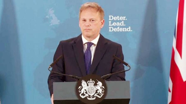 Shapps delivers his speech in London on Monday. — courtesy BBC