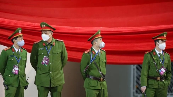 The defendants are accused of attacking a police station in Vietnam's Central Highlands (file photo)