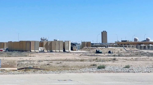 Missiles and rockets were fired at the Ain Al Asad airbase. — courtesy Getty Images