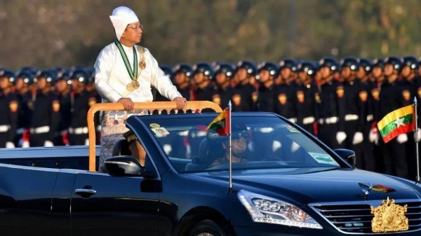 Min Aung Hlaing has led Myanmar since 2021 when he ousted the elected government