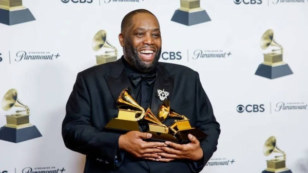 Rapper Killer Mike won three Grammys in the rap category -- best rap song, best rap performance and best rap album