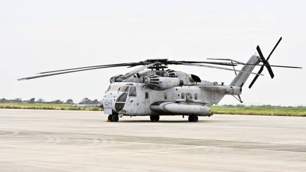 The CH-53E Super Stallion has been in service with the US Marines for decades (file image). — courtesy Getty Image