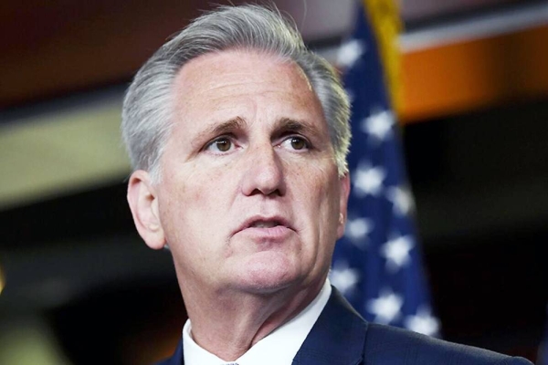 Former-House Speaker Kevin McCarthy in this file photo.