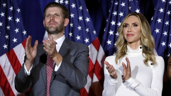 Lara Trump is the wife of former president Donald Trump's third child, Eric