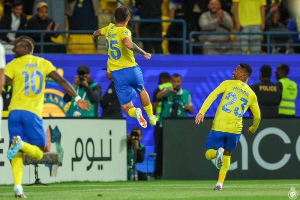 Al Nassr efforts bore fruit 16 minutes into the game when Abdullah Al Khaibari’s precise cross found Otavio, whose header slipped through the legs of Vladimir Stojkovic, granting Al Nassr the lead.