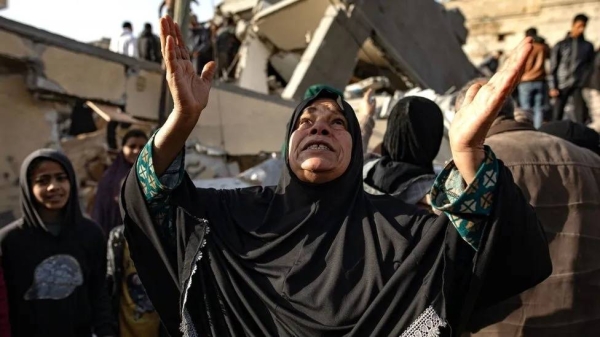 The fighting has reduced much of Gaza to rubble and many of the victims were women and children