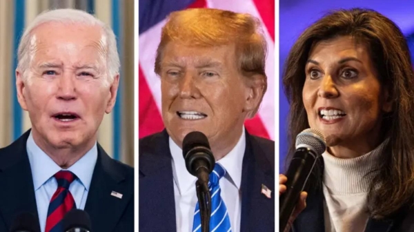 Biden, Trump and Haley