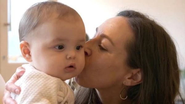 Natalie and her son, Huxley