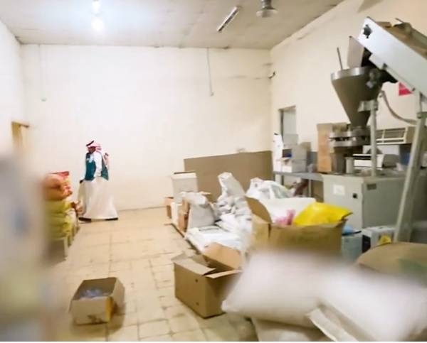 More than 360,000 illegal products that are meant to market among the consumers were seized from the warehouse located in the southern Al-Shifa neighborhood of Riyadh
