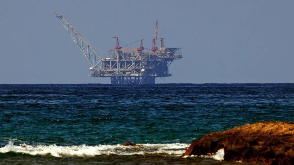 The Leviathan natural gas field in the Mediterranean Sea