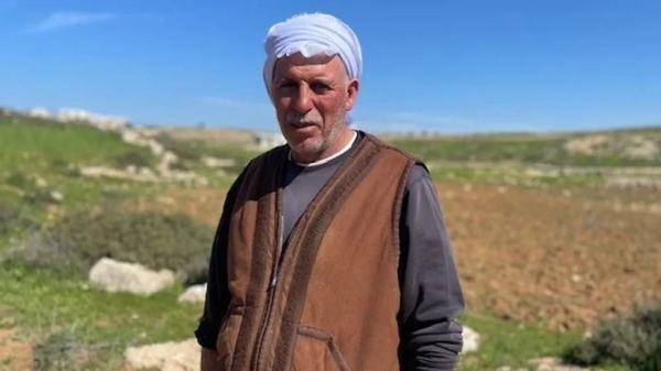 Palestinian farmer Fares Samamreh says he and his family left their farm after being attacked by Israeli settlers