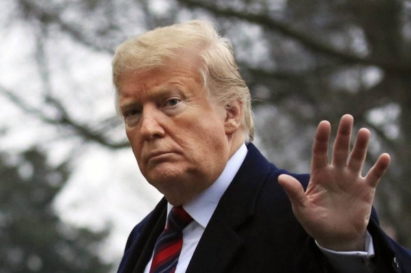 Former US President Donald Trump seen in this file photo.