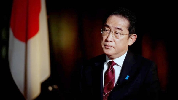 Japanese Prime Minister Fumio Kishida speaks to CNN on April 7.