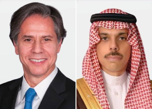 Anthony Blinken and Prince Faisal bin Farhan