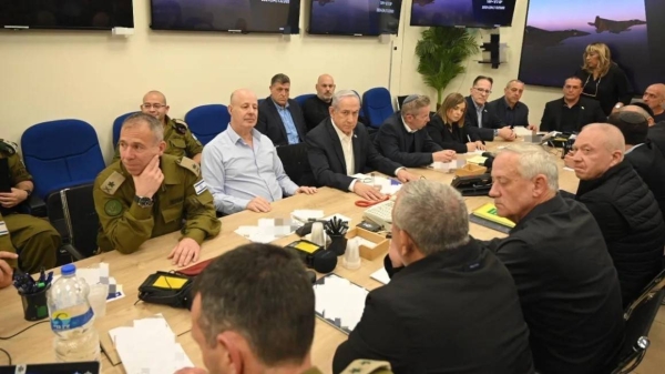 Israel's war cabinet met Sunday but did not reach a decision on how to respond