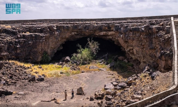 The Saudi Heritage Commission has announced the discovery of new evidence of human settlement in Umm Jirsan cave in Harrat Khaybar in the Madinah region

