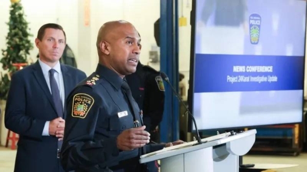 Peel Regional Police Chief Niashan Duraiappah. — courtesy Getty Images
