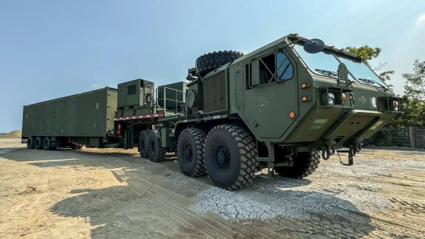 The US Army’s Mid-Range Capability (MRC) Launcher in northern Luzon, Philippines on April 8, 2024