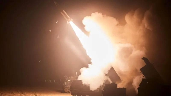 An ATACMS missile, is fired during a joint military training between US and South Korea. — courtesy Reuters
