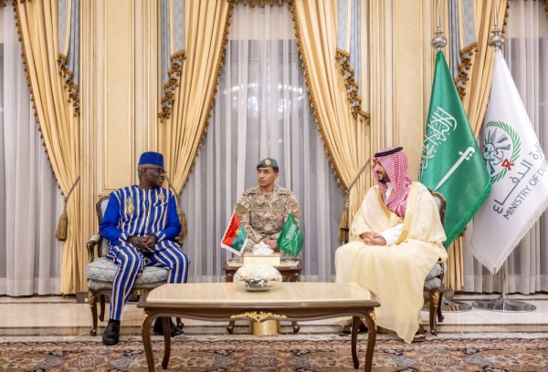 Saudi and Burkina Faso defense ministers hold talks in Riyadh.