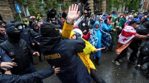 Protests have now become a daily sight in Tbilisi and show few signs of ending