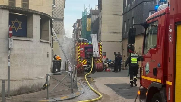 Damage inside the synagogue has been described as significant