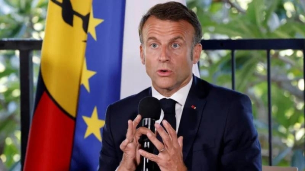 President Macron said restoring peace was the absolute priority