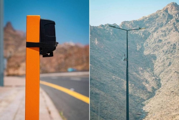 The Roads General Authority announced the introduction of a smart system for surveillance of falling rocks on the road along the mountain pass in Hada in Taif on an experimental basis.