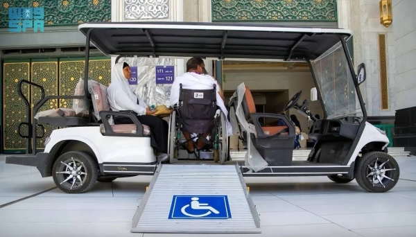 251 golf carts deployed in Grand Mosque for Hajj pilgrims' comfort