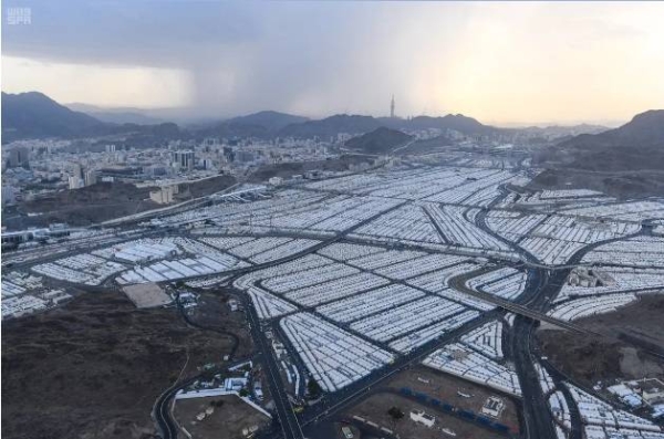 Mina: The heart of Hajj pilgrimage featuring high tech infrastructure and sprawling Tent City
