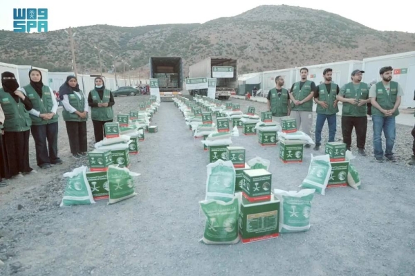 KSrelief launches program to distribute food baskets in quake-hit areas of Syria and Türkiye