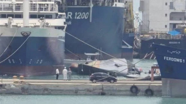 The Iranian frigate Sahand capsized in the port of Bandar Abbas over the weekend