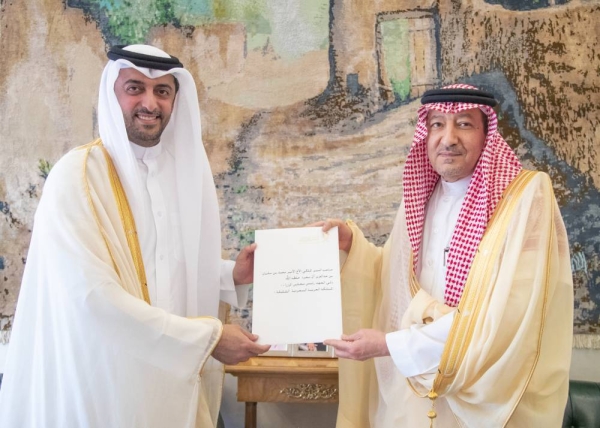 Saudi Crown Prince receives letter from Qatari Emir