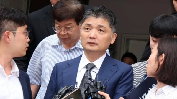 Kim Beom-su has been held in detention since last month