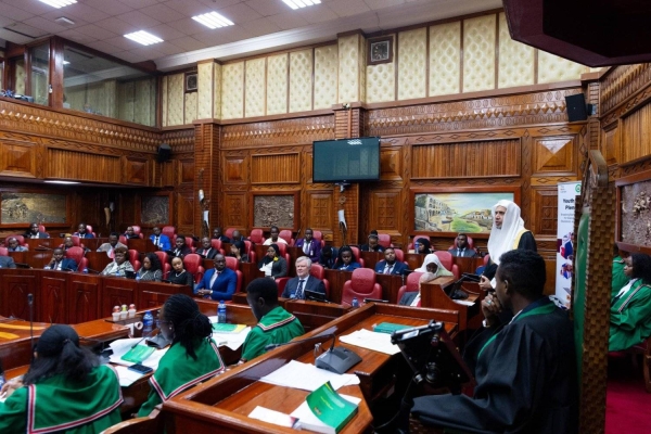 Sheikh Muhammad Al-Issa, secretary general of the Muslim World League, addressing the “African Youth Forum 2024