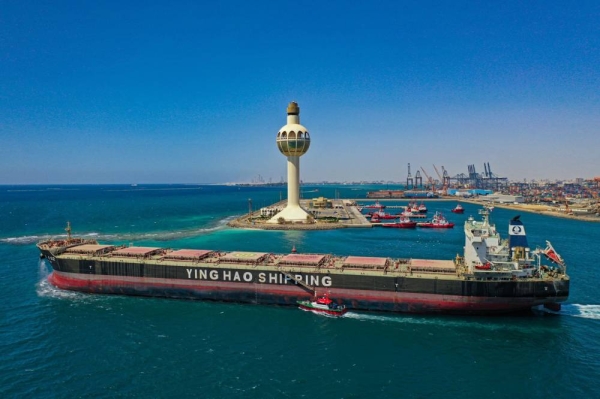 Saudi Arabia has raised its international ranking in annual container handling numbers from 16th to 15th
