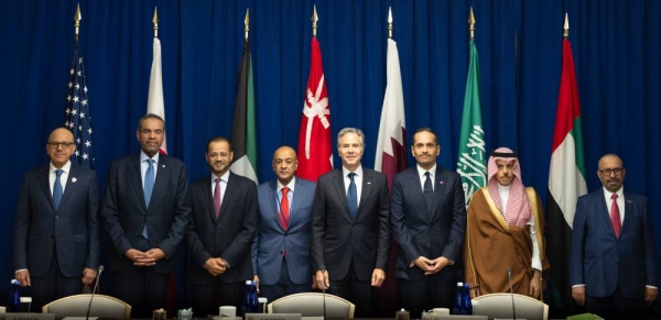 Saudi Foreign Minister Prince Faisal bin Farhan and foreign ministers from other GCC states and US Secretary of State Antony J. Blinken attended the meeting.

