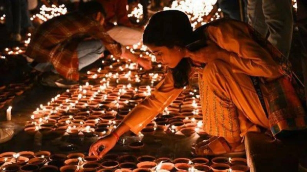 Diwali is one of the most important festivals in the Hindu calendar - these pictures are from last year's celebration