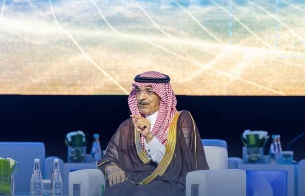 Minister of Finance Mohammed Al-Jadaan addressing the Riyadh Spending Efficiency Forum 2024 on Monday.
