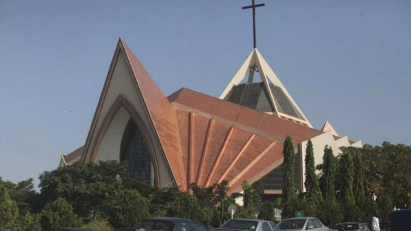 An Inter-denominational church in modern architectural design in Abuja, Nigeria. (Files)