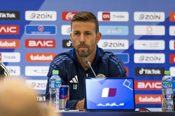 Qatar’s head coach Luis Garcia.