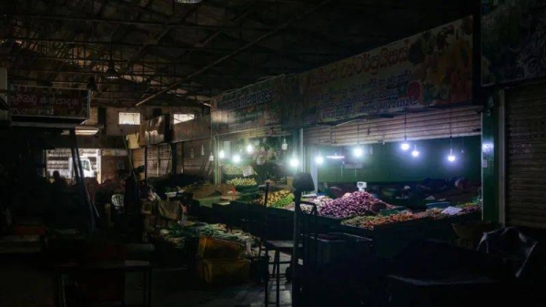 Sri Lanka experienced widespread blackouts amid an economic crisis in 2022 (file photo)
