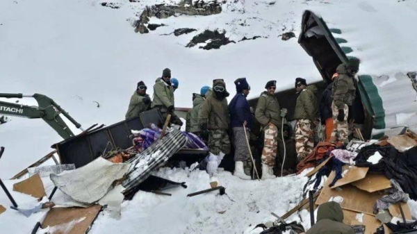 Rescuers managed to open up the metal containers to pull out survivors