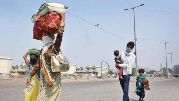 More than four million migrant workers returned to their homes after the lockdown