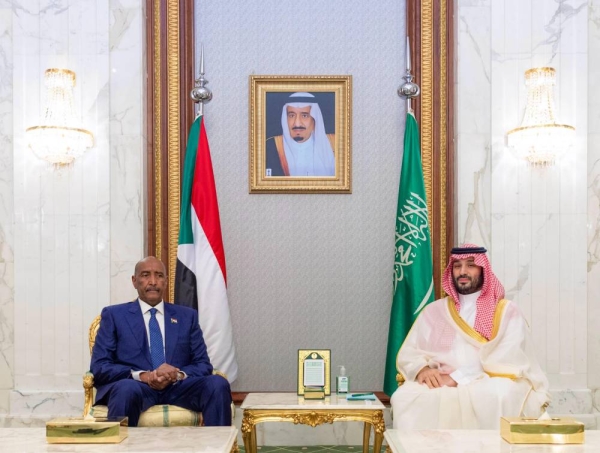 Crown Prince receives Sudan’s Sovereign Council President in Makkah, agrees to establish coordination council